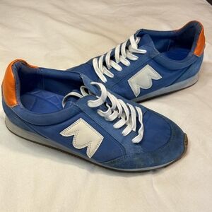 Women's Blue and Orange Trainers